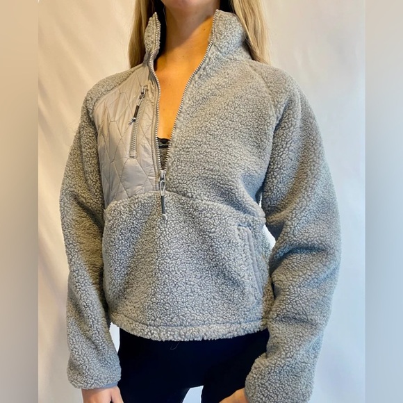 JoyLab Gray Teddy Jacket - Picture 8 of 10